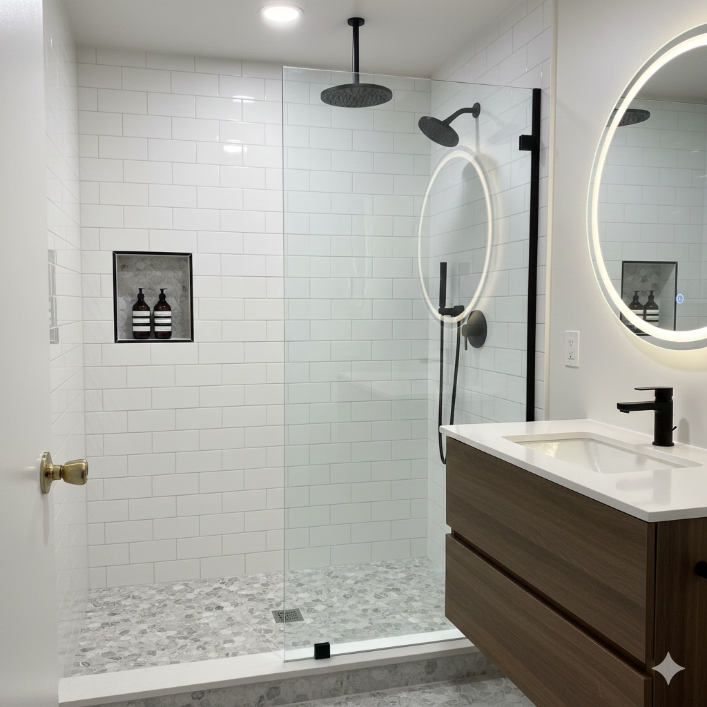 Bathroom remodeling in Morrow OH 45152 shower renovation - (513) 400-6401