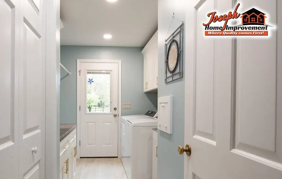 laundry room after renovation